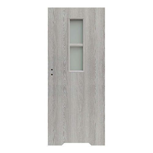 Internal Door, Undercut, Olga 80, right, grey oak