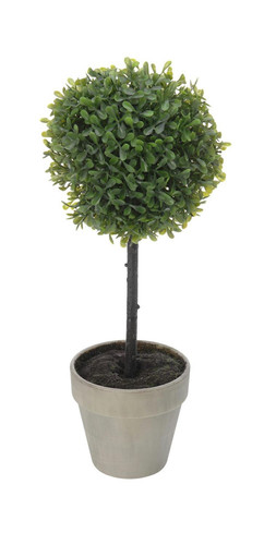 Artificial Plant Boxwood 38cm, grey