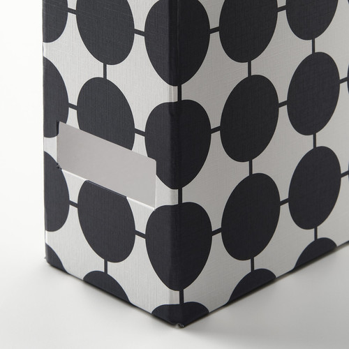 TJENA Magazine file, white black/dotted