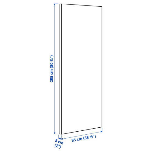 MITTZON Acoustic screen f frame w castors, Gunnared beige, 85x205x50 cm