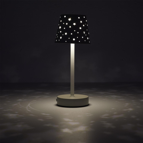 Table Lamp for Children's Room Stars, white