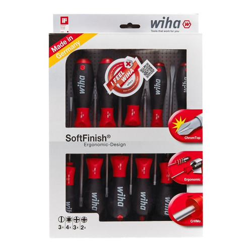 Wiha Standard Mixed Screwdriver Set 12pcs