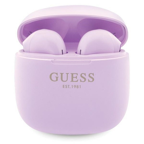 Guess Headphones Earphones Bluetooth TWS GUTWST26PSU, purple