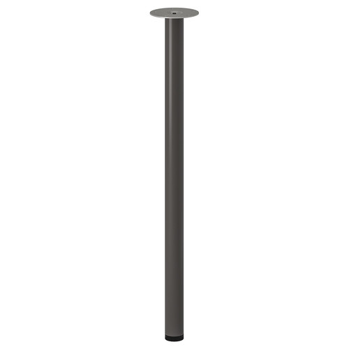ANFALLARE / ADILS Desk, bamboo/dark grey, 140x65 cm