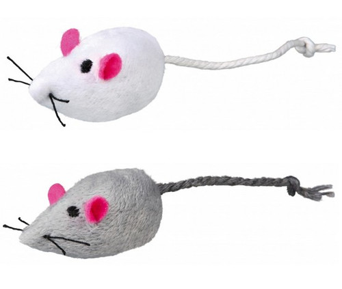 Trixie Set Mouse with Bell 5cm 2pcs