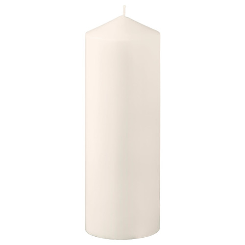 FENOMEN Unscented block candle, natural, 29 cm