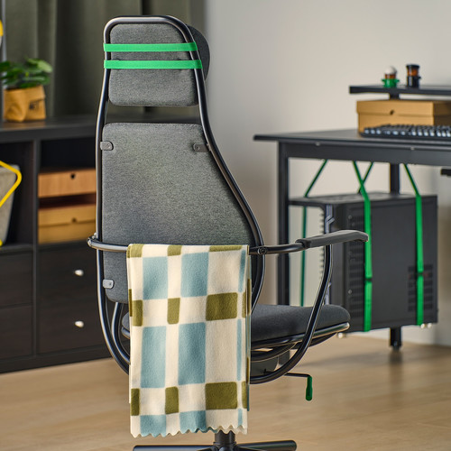 LÖPARBANA Gaming chair, Vissle dark grey