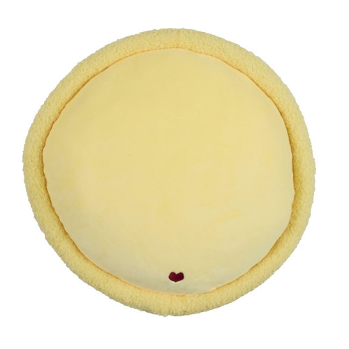 Macaroon Plush Toy Cushion, yellow