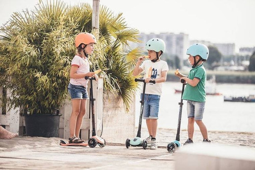 SCOOTANDRIDE Child's Bicycle Helmet S-M helmet for children, kiwi, 3+