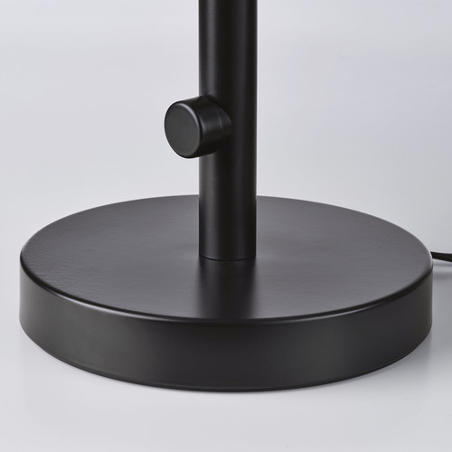 NYMÅNE Table lamp, anthracite, 33 cm