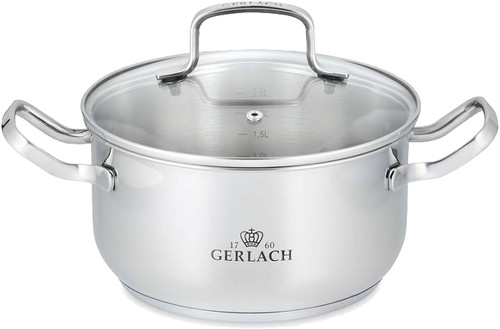 Gerlach Pot with Lid Simple 4.5 l, 24 cm