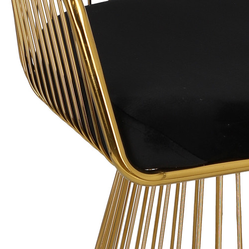 Chair Feeny Velvet, black