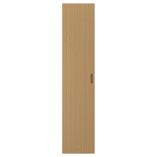 TONSTAD Door, oak veneer, 50x229 cm