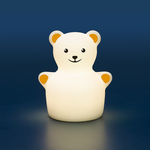 TÖVÄDER LED night light, bear battery-operated