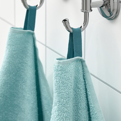 DIMFORSEN Bath towel, turquoise, 70x140 cm