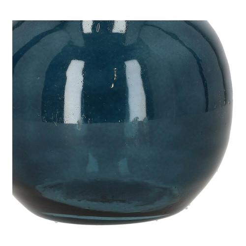 Glass Vase 15x17cmm, turquoise