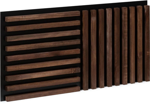 Stegu Decorative Wooden Panel Lamella Linea, dark oak, 0.58sqm