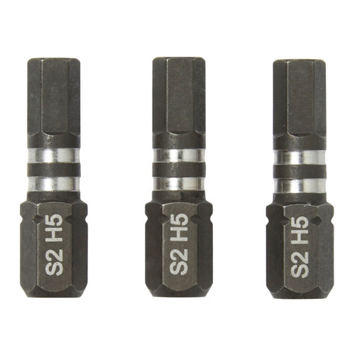 Erbauer Impact Bits 25 mm H5, 3 pack