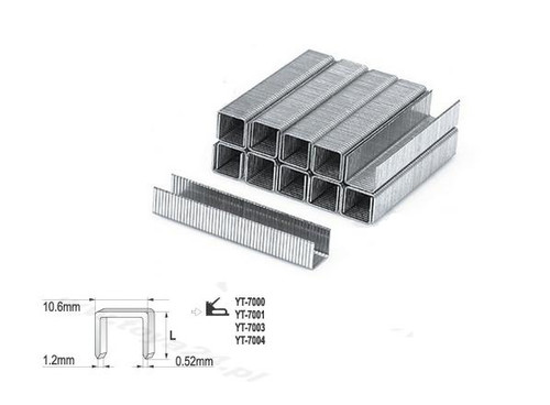 Yato Staples 14x10.6mm 1000pcs 7026