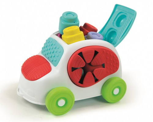 Clementoni Baby Clemmy Sensor Car & 8 Soft Blocks 6m+