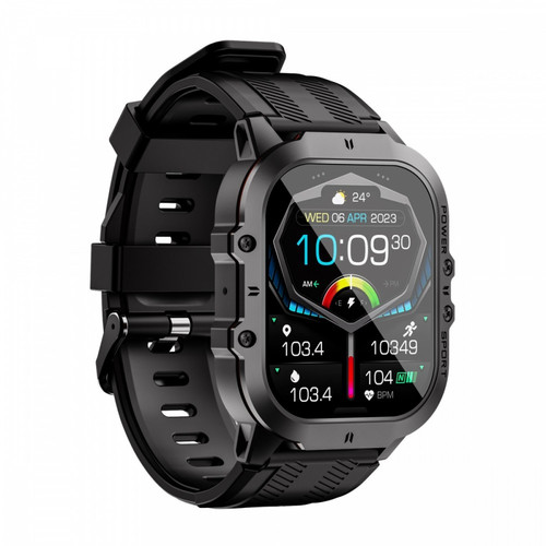 OUKITEL Smartwatch BT20 Rugged, black-orange