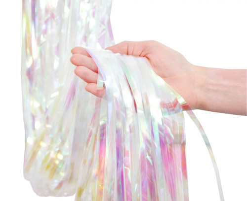 Fringe Deco Curtain 100x200cm, iridescent