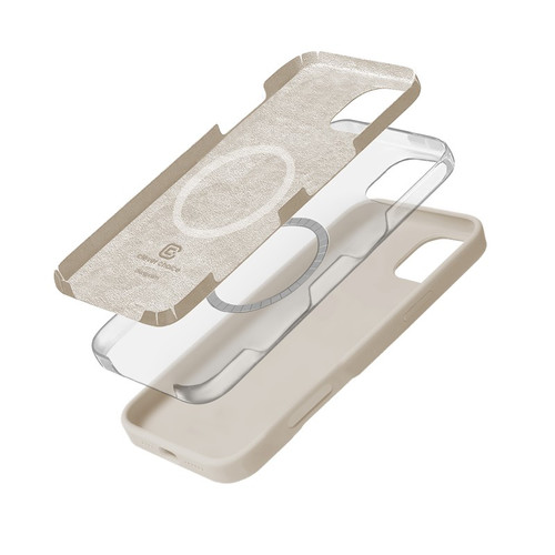 CRONG Phone Case iPhone 16 Pro MagSafe Color Cover, beige
