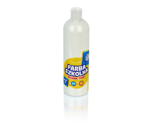 Astra School Paint Bottle 500ml, white