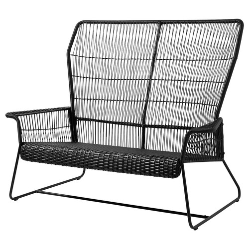 TALLSKÄR 2-seat sofa, outdoor, anthracite