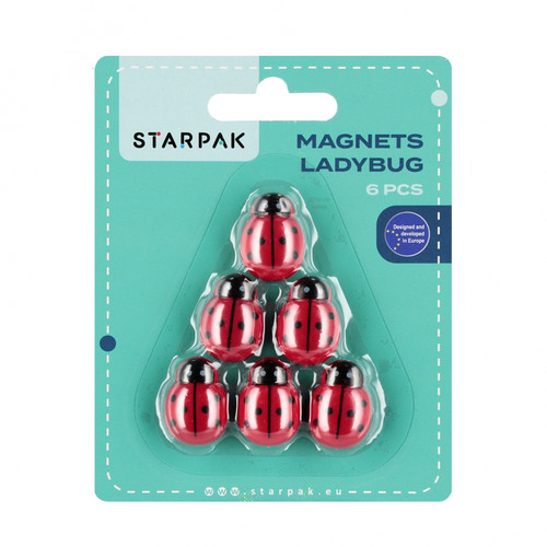 Magnets Ladybug 6pcs