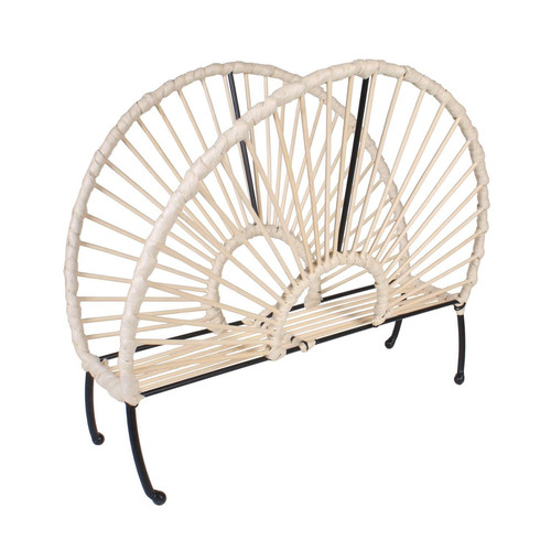 Magazine Stand Fogler, rattan effect