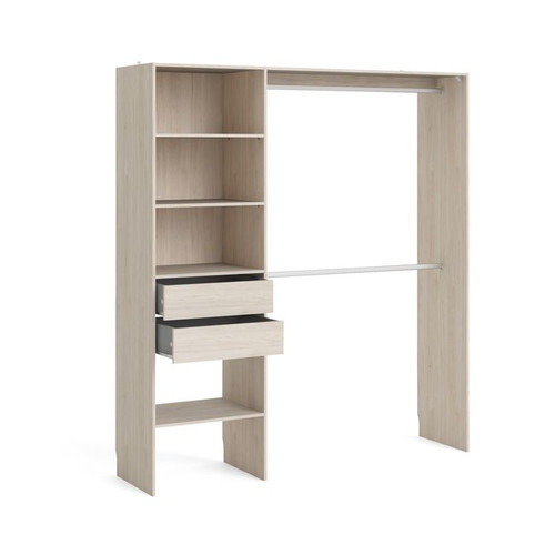 Wardrobe Form Zodiac 200x181x45cm, light oak