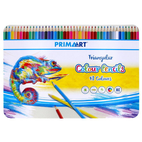 Prima Art Triangular Colour Pencils 48pcs