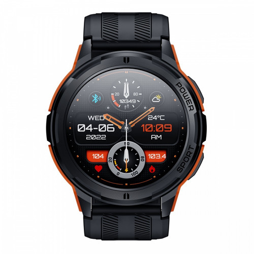 OUKITEL Smartwatch BT10 Rugged, black-orange