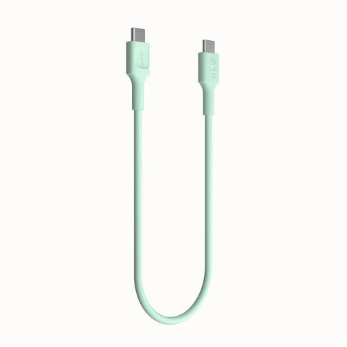 GREEN CELL Cable USB-C-USB-C PowerFlex 100W, silicone, 1.2m, green