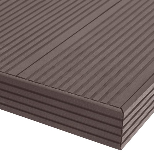Composite Deck Finishing Profile Blooma 8 x 52 x 2200 mm, chocolate