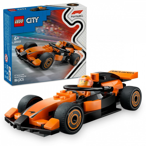LEGO City F1 Driver with McLaren Race Car 6+