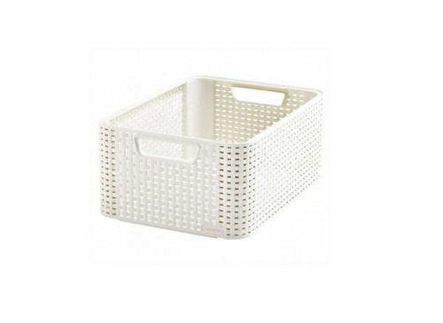 Curver Storage Basket M 18l, light beige