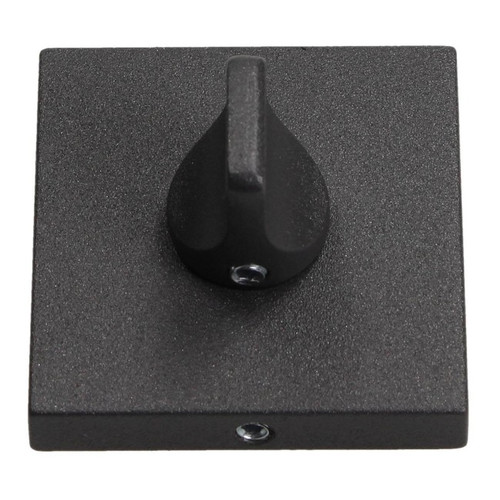 Gamet Door Escutcheon, square, graphite