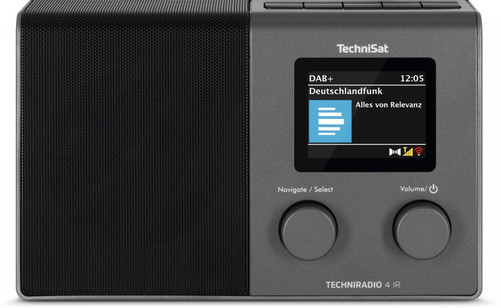 TechniSat Radio Techniradio 4 IR DAB+/FM/int, black