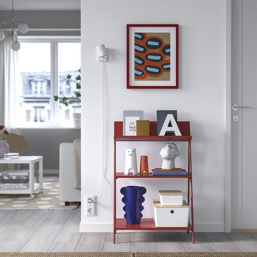 KRÖNIKÖR Open storage, red, 60x35x91 cm