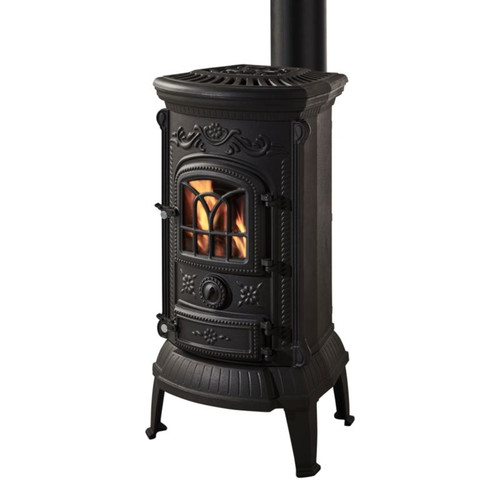 NORDflam Cast Iron Stove Verdo Eko 7kW, black