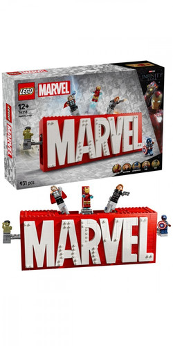 LEGO Super Heroes MARVEL Logo & Minifigures 12+