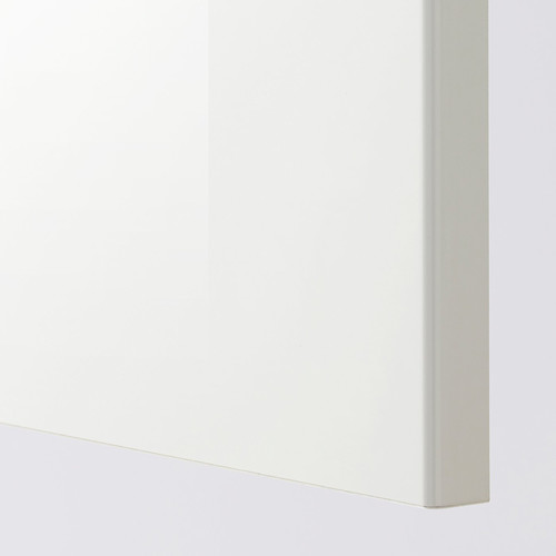 METOD Wall cabinet with shelves/2 doors, white/Ringhult white, 60x100 cm