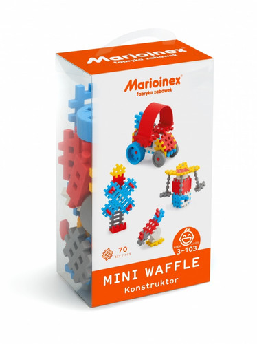 Marioinex Mini Waffle Bricks Constructor 70pcs 3+