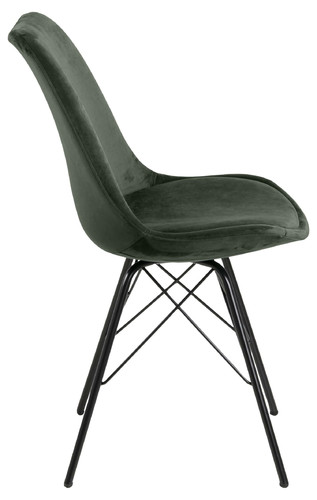 Chair Eris, velvet, green