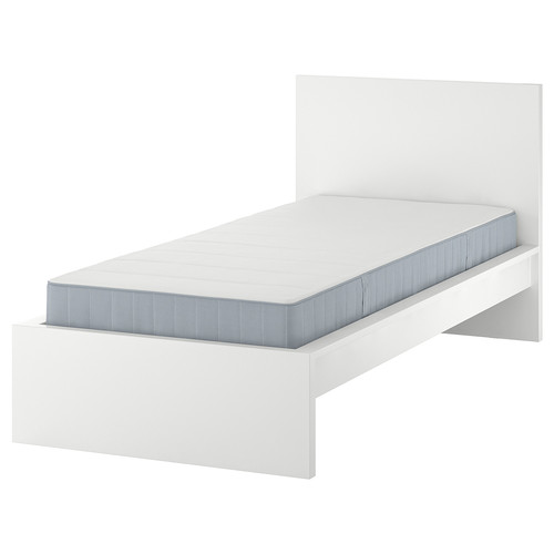 MALM Bed frame with mattress, white/Vesteröy firm, 120x200 cm