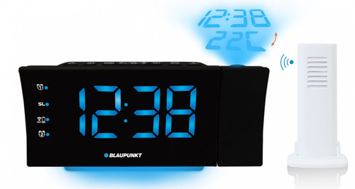 Blaupunkt Clock Radio with Projection & USB Charging CRP81USB