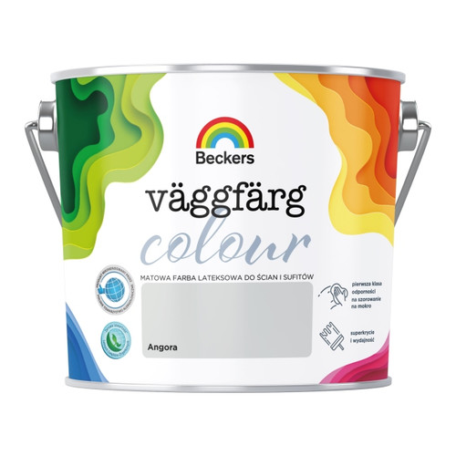 Beckers Matt Latex Paint Vaggfarg Colour 2.5l angora