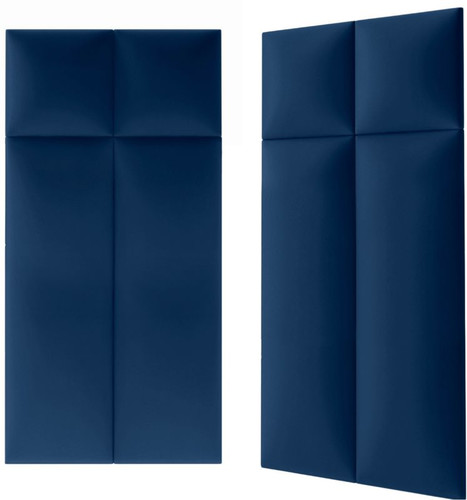 Upholstered Wall Panel Stegu Mollis Rectangle 90 x 30 cm, dark blue